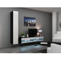 Cama TV stand VIGO NEW 30/180/40 black/white gloss Cama TV stand VIGO NEW 30/180/40 black/white gloss
