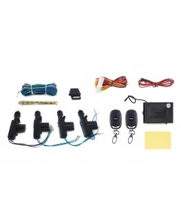 Amio Central lock set with remote controls / 2 master + 2 slaves. universal kit, also designed to be installed as 1 master and 3