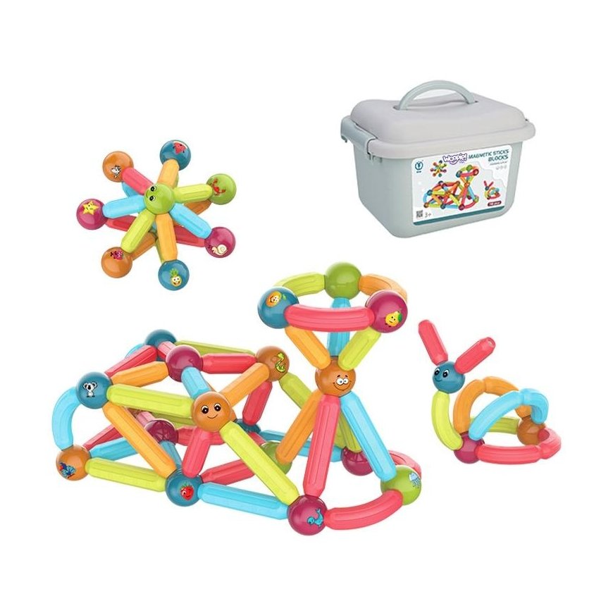 WOOPIE Magnetic Educational Building Blocks 76