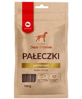 MACED Cūkgaļas nūjiņas - Suņu cienasts - 100g