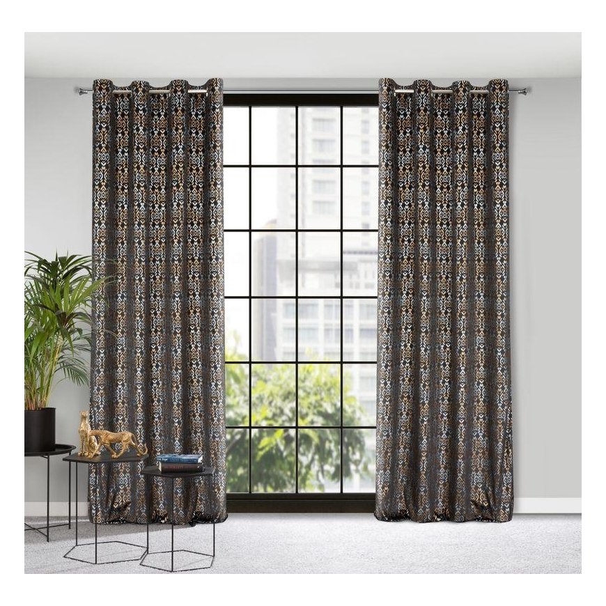 Eurofirany Euro curtains FEED / LAURA / CZA + ZŁ 140X250 TRANS