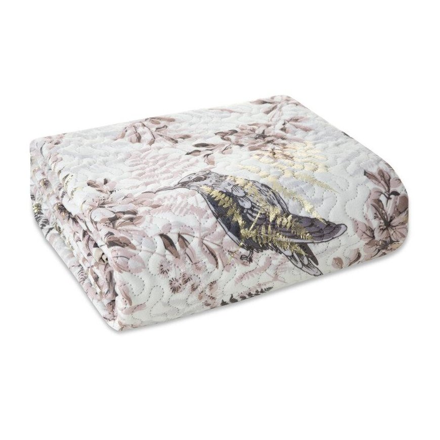 Eurofirany D91 / N / POLY / B + BEIGE 200X220 B + BEIGE Bedspread – 2