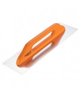 Neo spatula with teeth 480x128mm teeth 8x8x8mm wooden handle (50-182)