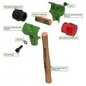 Non-bouncing nylon hammer KUKKO Selecthor Ø40mm Non-bouncing nylon hammer KUKKO Selecthor Ø40mm