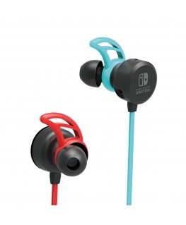 Hori Earbuds Pro Headset Wired Ear-hook, In-ear Gaming Blue, Red