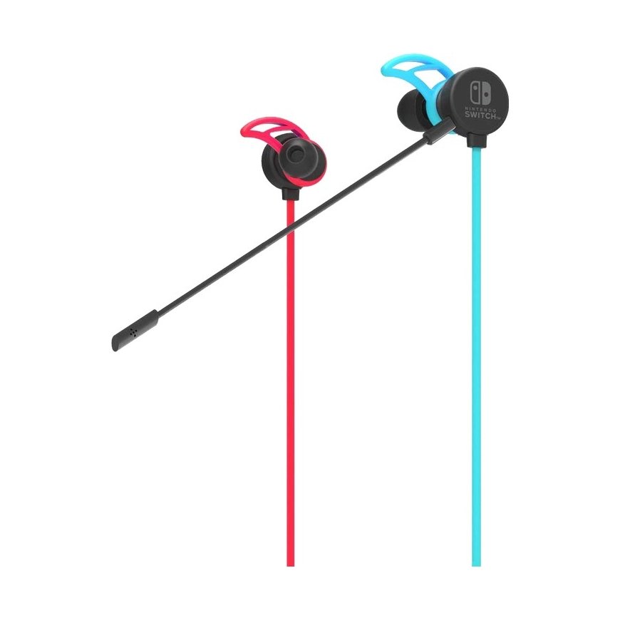 Hori Earbuds Pro Laisvų rankų įranga Vielinis Ausinės su kabliukais, Įkišamos į ausį Žaidimams Mėlyn – 2