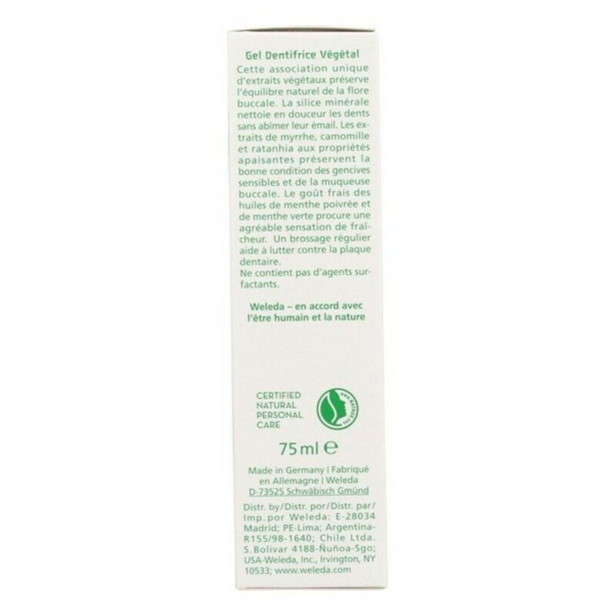 Weleda Cos Gel Dentifrico Vegetal 75ml – 5