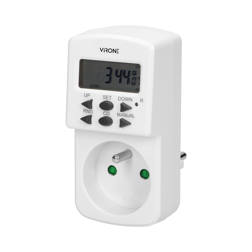 Orno Electronic timer, MINI, 10 programs, DT-2 – 2