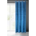Soft and shiny velvet night curtain Eurofirany SAMANTA 140X250 cm, loops/rings, color: dark blue Soft and shiny velvet night curtain Eurofirany SAMANTA 140X250 cm, loops/rings, color: dark blue