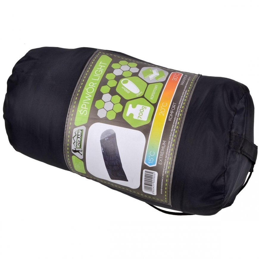 Sleeping bag Royokamp, 170x30x70cm, light gray – 3