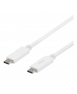 Deltaco USBC-1502M USB cable 1 m USB 3.2 Gen 1 (3.1 Gen 1) White