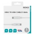 Deltaco USBC-1502M USB кабель 1 m USB 3.2 Gen 1 (3.1 Gen 1) Белый Deltaco USBC-1502M USB кабель 1 m USB 3.2 Gen 1 (3.1 Gen 1) Белый