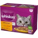 WHISKAS paciņa želeja mājputnu, pīles, tītara, vistas - mitrā kaķu barība - 12x85 g WHISKAS paciņa želeja mājputnu, pīles, tītara, vistas - mitrā kaķu barība - 12x85 g