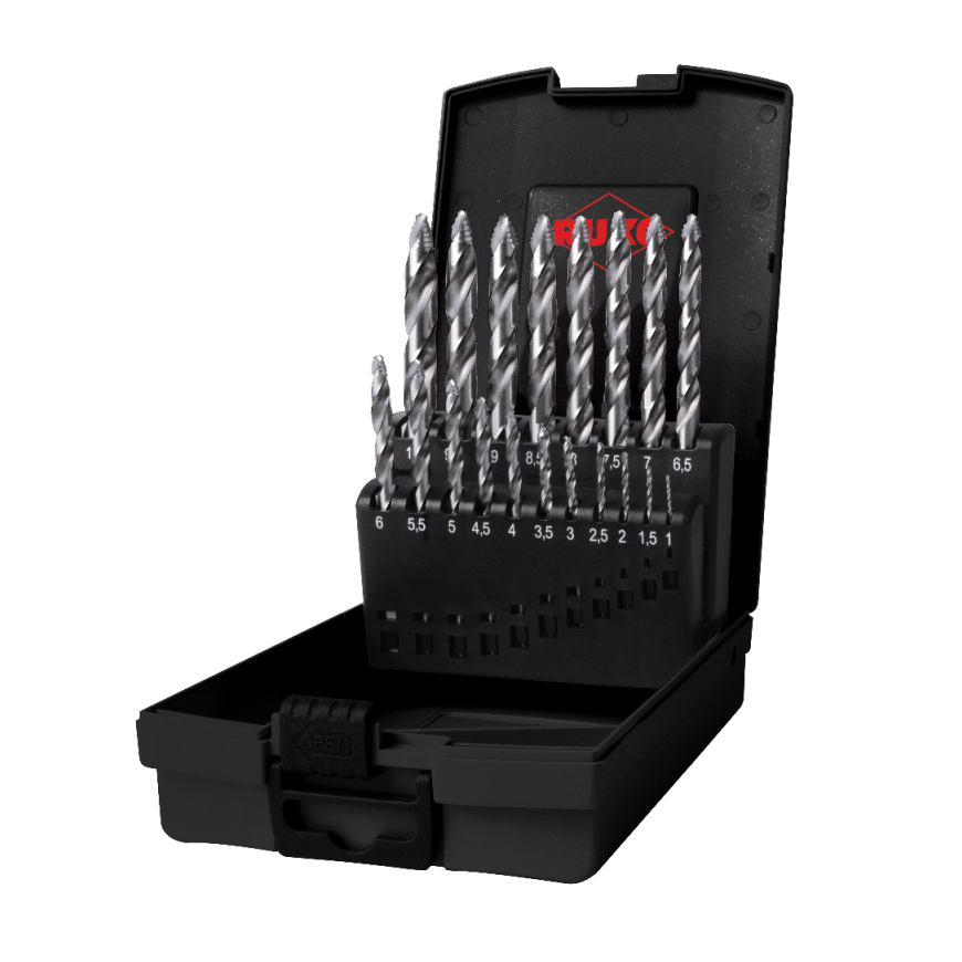 RUKO Drilled 19-piece drill set RUKO