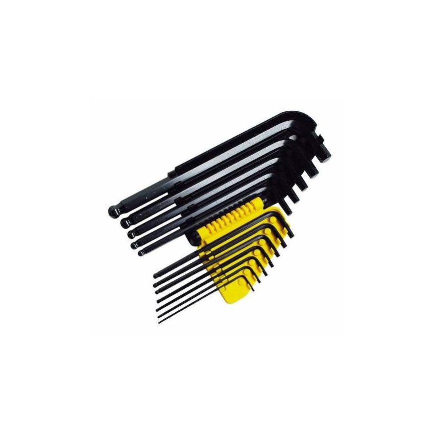 Stanley Hex Wrench Set Type L 1/16-5/16" with Ball 12 Pieces (69-257)