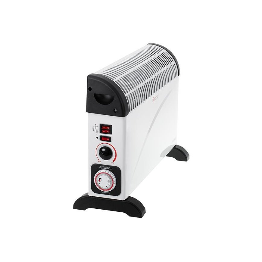 Mesko Convector Heater with Timer and Turbo Fan MS 7741w 2000 W, Number of power levels 3, Baltas – 3
