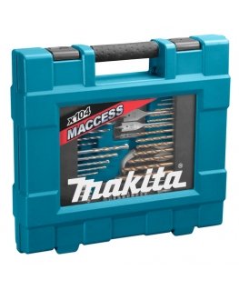 Makita D-31778 puuritera Puuriotsikute komplekt 104 tk