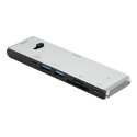 Deltaco USBC-HDMI21 dokstacija Bezvadu Melns, Sudrabs Deltaco USBC-HDMI21 dokstacija Bezvadu Melns, Sudrabs