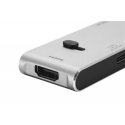 Deltaco USBC-HDMI21 dokstacija Bezvadu Melns, Sudrabs Deltaco USBC-HDMI21 dokstacija Bezvadu Melns, Sudrabs