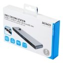 Deltaco USBC-HDMI21 dokstacija Bezvadu Melns, Sudrabs Deltaco USBC-HDMI21 dokstacija Bezvadu Melns, Sudrabs
