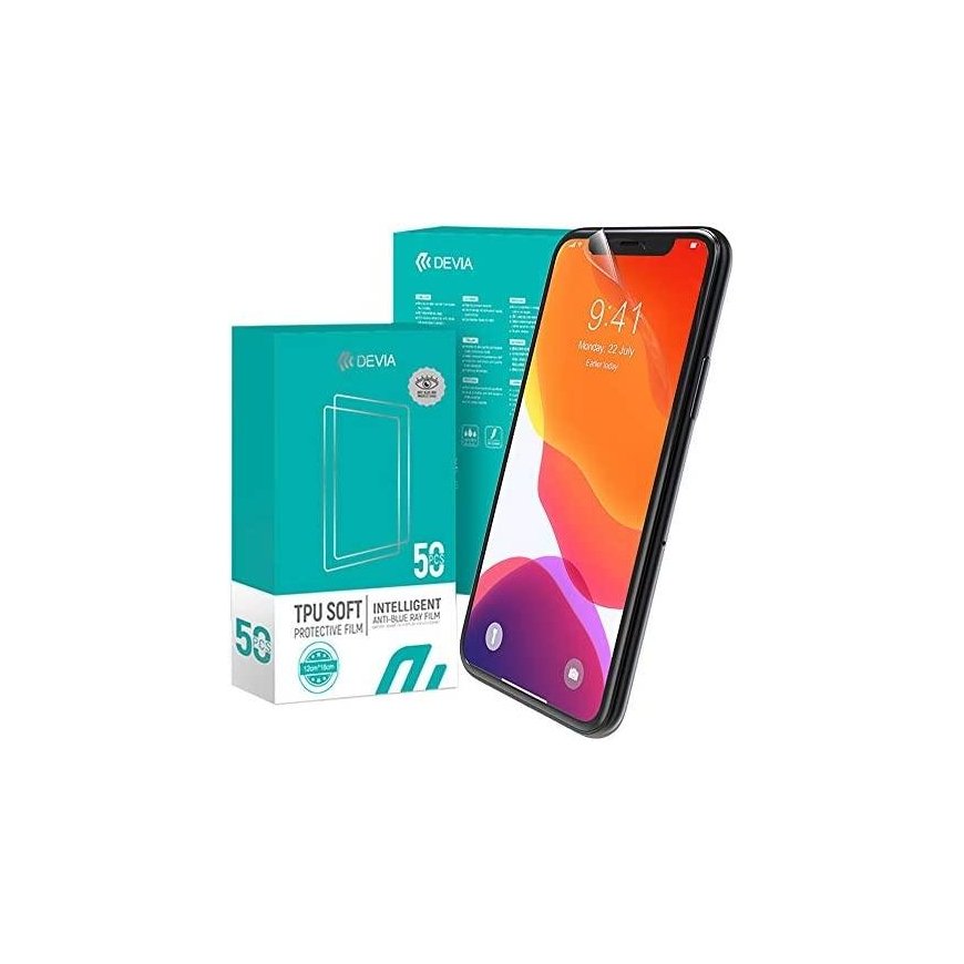 Pelė Plėvelių rinkinys karpymo mechanizmui Devia Intelligent TPU Soft 50vnt. – 2