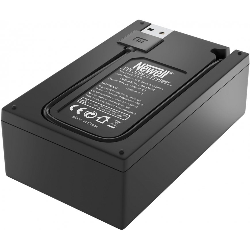 Newell camera charger Newell FDL-USB-C dual-channel charger for LP-E6 batteries