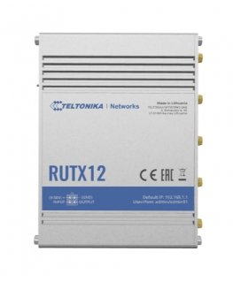 Teltonika RUTX12 wireless router Gigabit Ethernet Dual-band (2.4 GHz / 5 GHz) 4G Silver