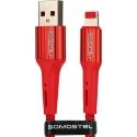 Kabelis USB Somostel USB-A - Lightning 1 m Raudona (25927) Kabelis USB Somostel USB-A - Lightning 1 m Raudona (25927)
