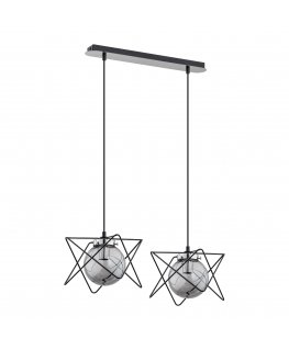 Orno CORRADO 2P, pendant lamp, E14 max. 2x 40W, chromed
