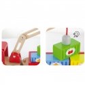 Viga Toys medinis kranas su konteineriais Viga Toys medinis kranas su konteineriais