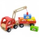 Viga Toys wooden crane with containers Viga Toys wooden crane with containers