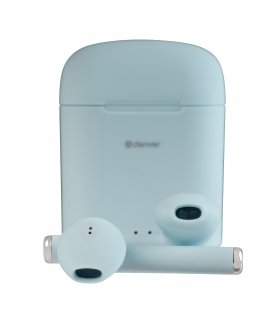Denver TWE-46LIGHTBLUE наушники/гарнитура Беспроводной Вкладыши Музыка Bluetooth Синий
