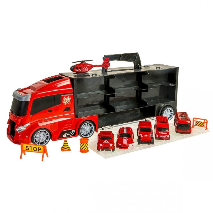 Smily Vehicle set in a suitcase – 3