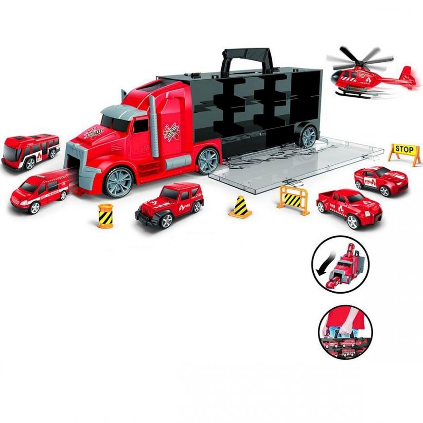 Smily Vehicle set in a suitcase – 4