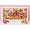 Beldizart Diamond painting kit Teddy Bears 30х60 cm AZ-1645
