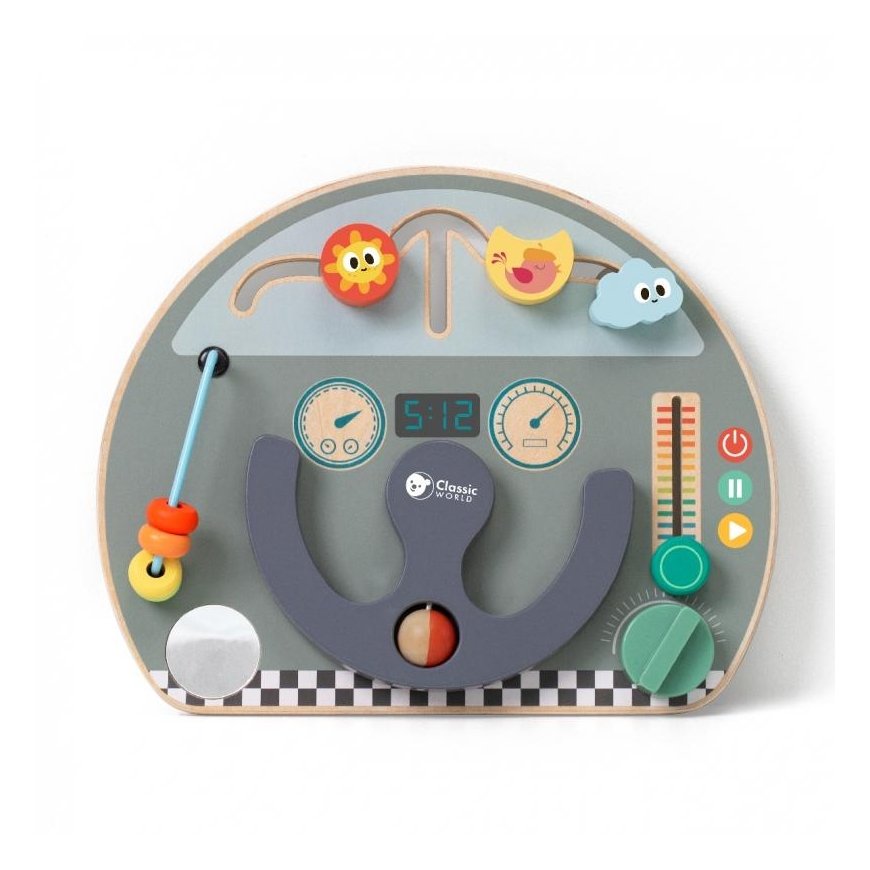 CLASSIC WORLD Multifunctional manipulation board 6in1 On the go – 2