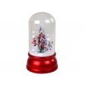 Leantoys Lean Cars Christmas Dome Decoration Snow Santa Claus Raudona Leantoys Lean Cars Christmas Dome Decoration Snow Santa Claus Raudona