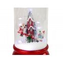 Leantoys Lean Cars Christmas Dome Decoration Snow Santa Claus Raudona Leantoys Lean Cars Christmas Dome Decoration Snow Santa Claus Raudona