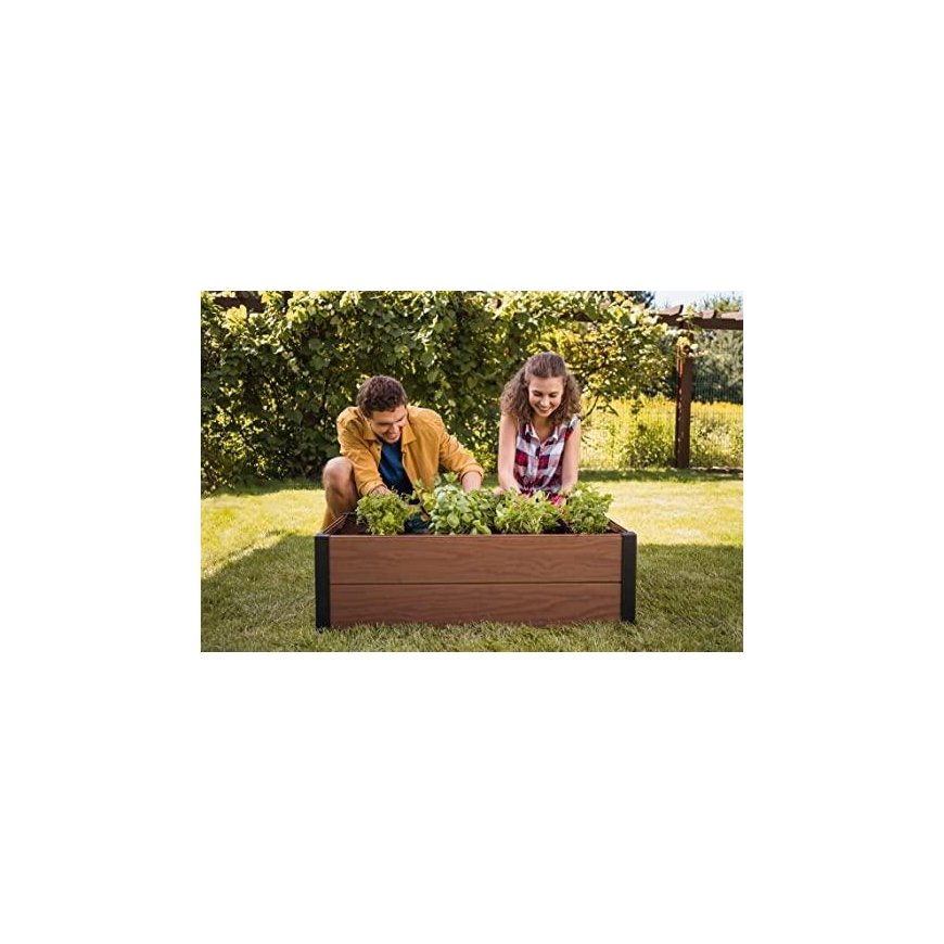 KETER WARZYWNIAK PODWYŻSZONY BRÄZ Maple Square 106 x 106 x 32cm – 3