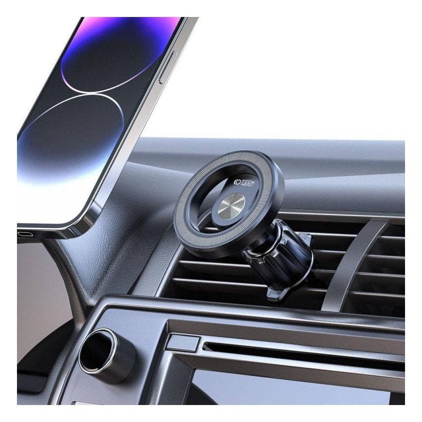 Tech-Protect Car mount Tech-protect N53 Magnetic MagSafe Vent Car Mount Black – 4