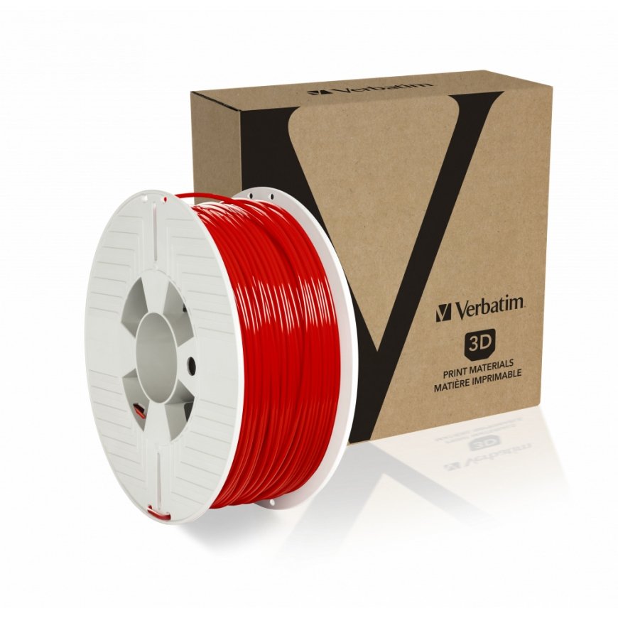 Verbatim 55061 materjal 3D-printimiseks Polüetüleen tereftalaatglükool (PETG) Punane 1 kg – 2