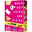 Dėlionė Rebel bandelė, katė, ožka, sūris, pica - Na pakuotė REBEL Dėlionė Rebel bandelė, katė, ožka, sūris, pica - Na pakuotė REBEL