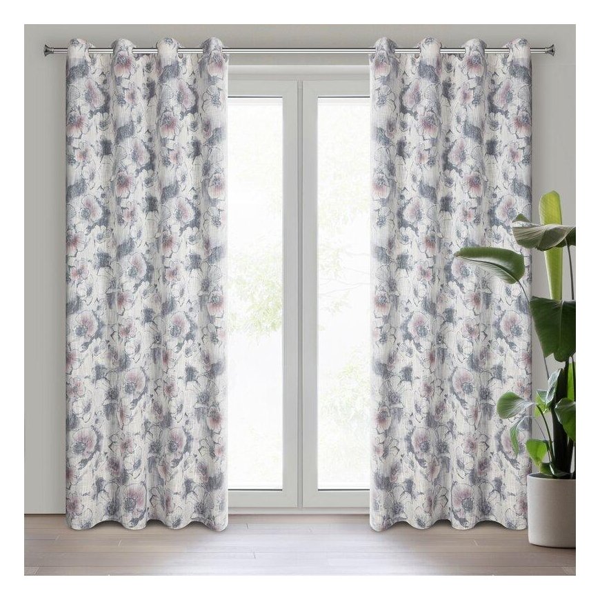 Eurofirany Eurocurtains ZAS/FRIDA/SR+PINK 140X260