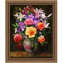 Beldizart Rožės ir alyvinės 40x50 cm AZ-1744 Beldizart Rožės ir alyvinės 40x50 cm AZ-1744