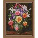 Beldizart Rožės ir alyvinės 40x50 cm AZ-1744 Beldizart Rožės ir alyvinės 40x50 cm AZ-1744