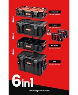 Q-Brick Qbrick Two Cart 6in1 tool box