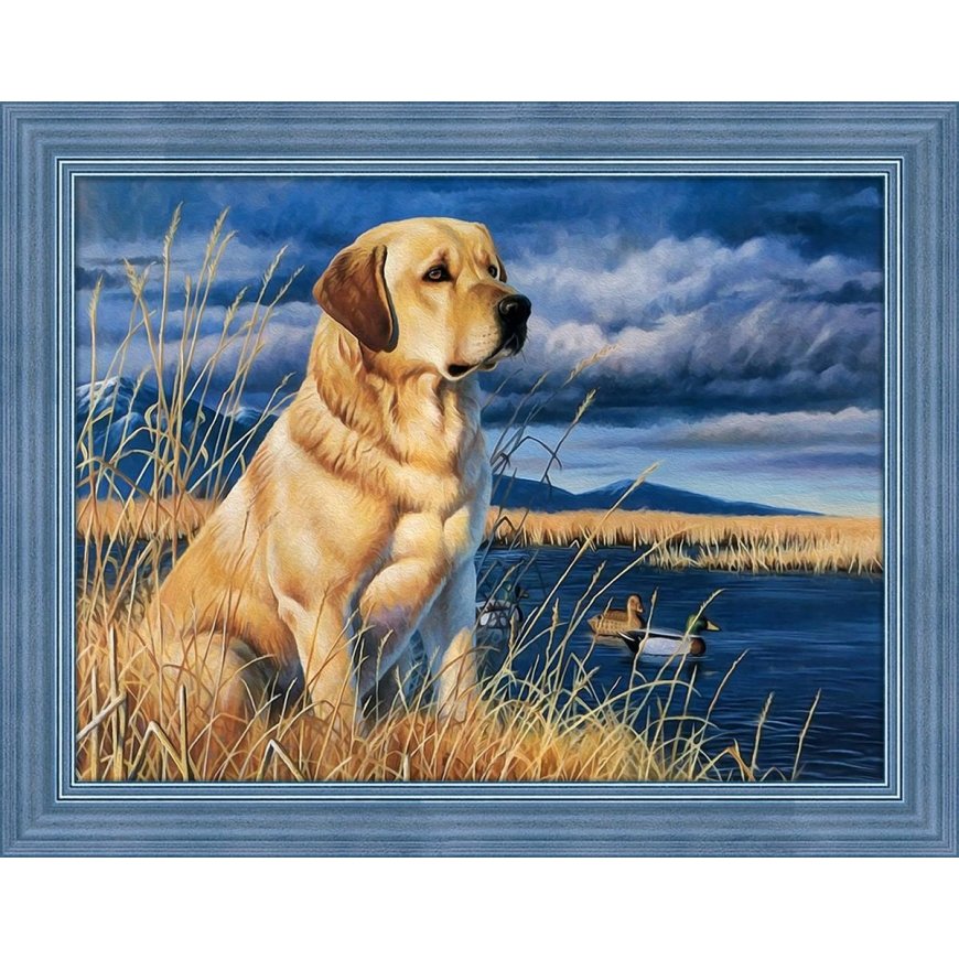 Beldizart Labrador on the Hunt 40x30