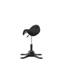 Up Up Toronto Ergonomic Balance Chair Black, Black fabric, longer gas lift