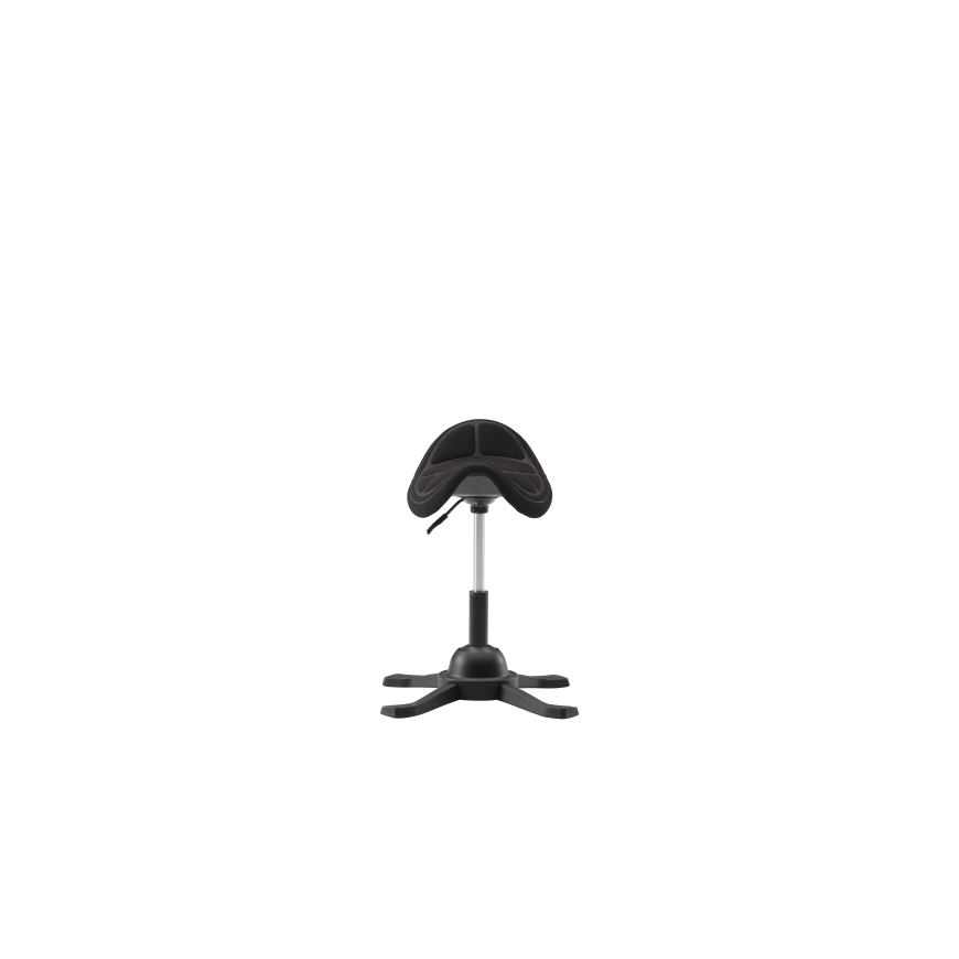Up Up Toronto Ergonomic Balance Chair Black, Black fabric, longer gas lift – 3