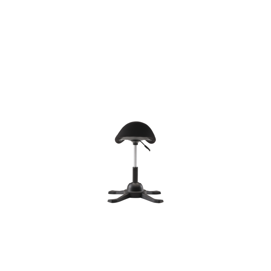 Up Up Toronto ergonominė balansinė kėdė Juoda, Juodas audinys, ilgesnis dujinis keltuvas – 5